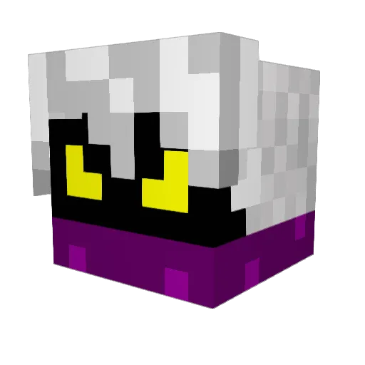M_Faustus Minecraft avatar head, 3D render