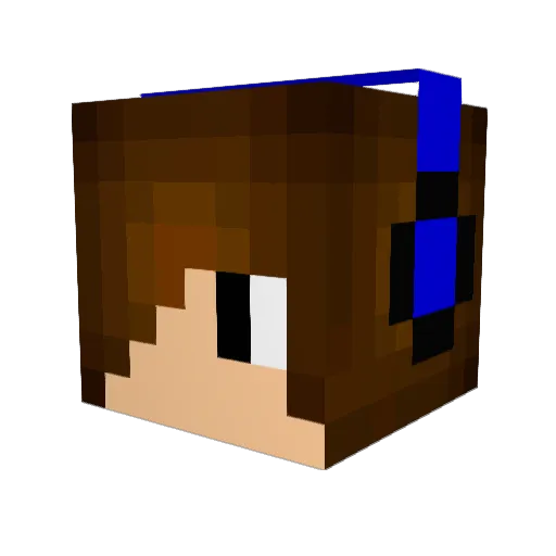 M_Herod Minecraft avatar head, 3D render