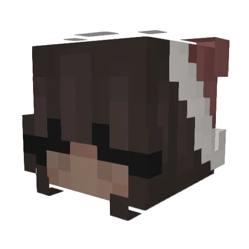 M_J_G Minecraft avatar head, 3D render