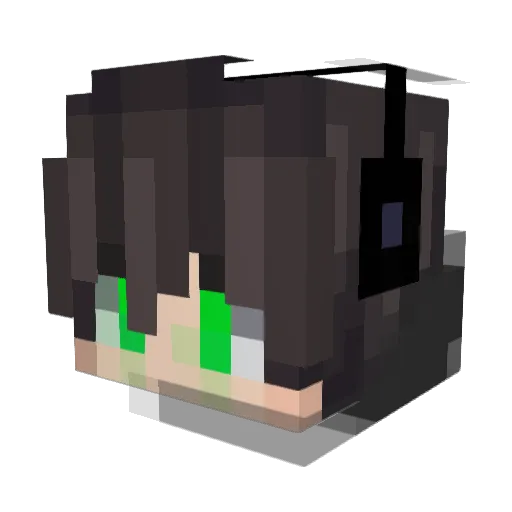 M_JogosGER Minecraft avatar head, 3D render