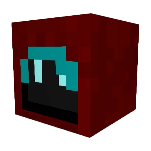 M_Lum Minecraft avatar head, 3D render