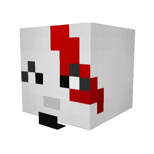 M_Martel Minecraft avatar head, 3D render
