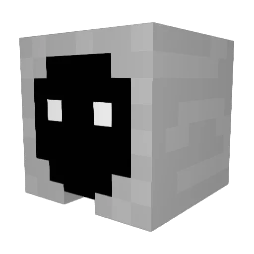 M_Mr Minecraft avatar head, 3D render