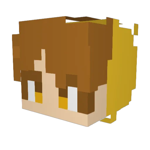 M_Night0218 Minecraft avatar head, 3D render