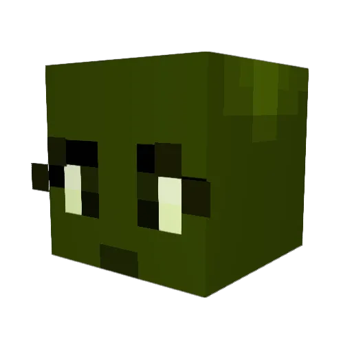 M_Petal Minecraft avatar head, 3D render