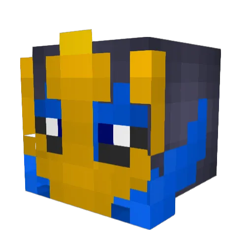 M_Raptor13 Minecraft avatar head, 3D render