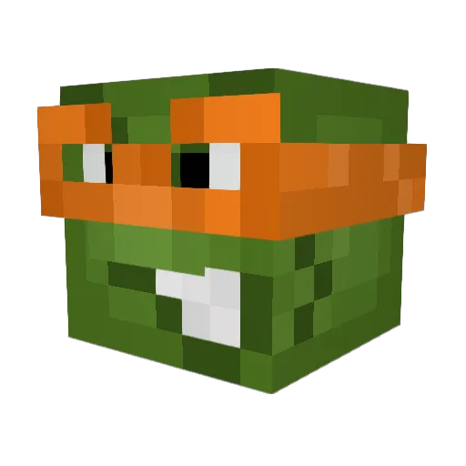 M_Redfield Minecraft avatar head, 3D render