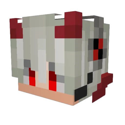 M_Rynx_M Minecraft avatar head, 3D render
