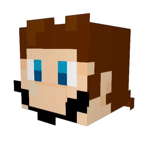 M_Scott06 Minecraft avatar head, 3D render