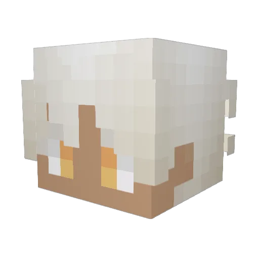 M_Suho Minecraft avatar head, 3D render