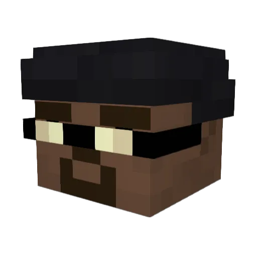 M_acbeth Minecraft avatar head, 3D render