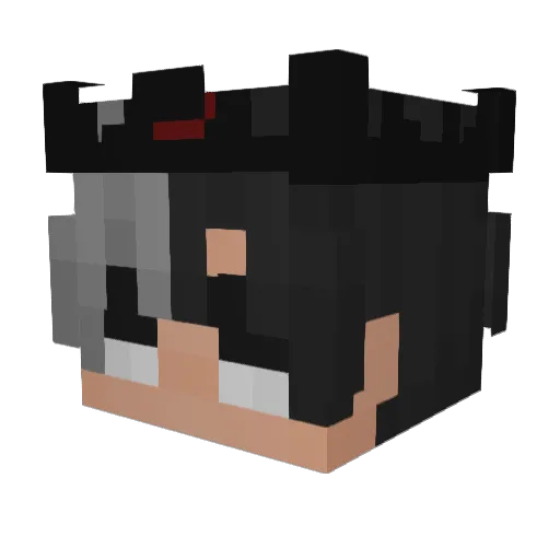 M_aga Minecraft avatar head, 3D render