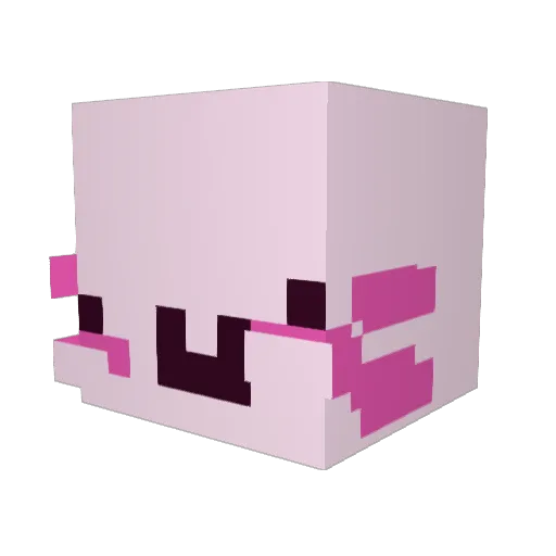 M_aia_h Minecraft avatar head, 3D render