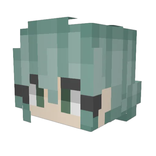 M_bison233652 Minecraft avatar head, 3D render