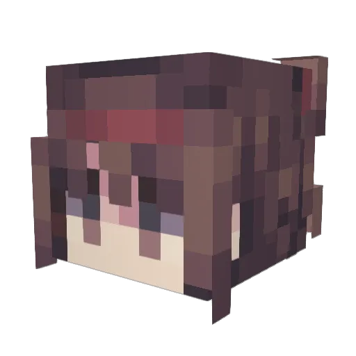 M_cirosoft Minecraft avatar head, 3D render