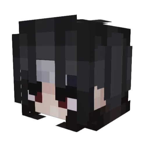 M_k9 Minecraft avatar head, 3D render