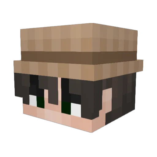 M_maxx Minecraft avatar head, 3D render