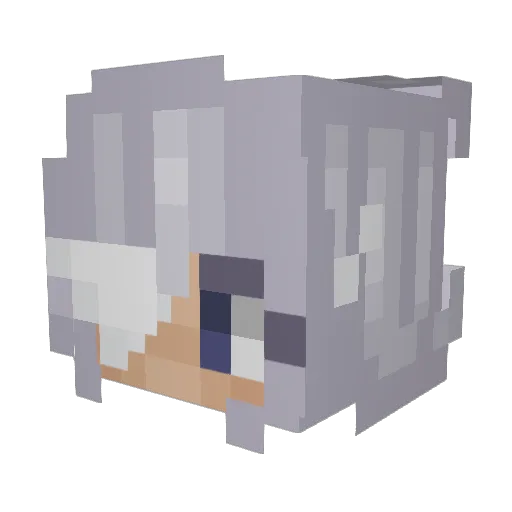 M_oons Minecraft avatar head, 3D render