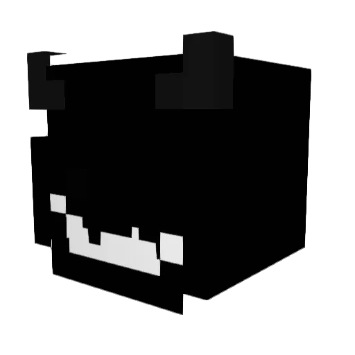 M_rinie Minecraft avatar head, 3D render