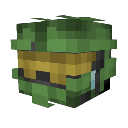 M_tthew Minecraft avatar head, 3D render