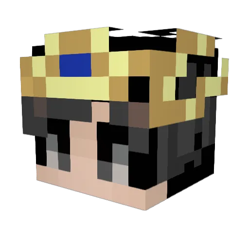 M_ushroo_m Minecraft avatar head, 3D render