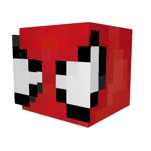 Ma11e10 Minecraft avatar head, 3D render