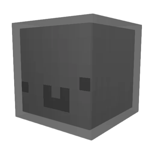 Ma1sm Minecraft avatar head, 3D render