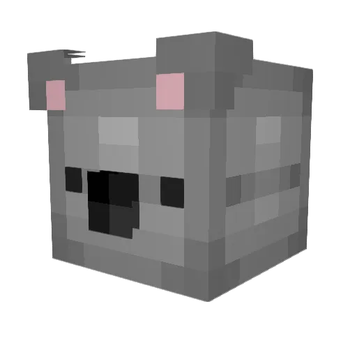Ma4rka Minecraft avatar head, 3D render