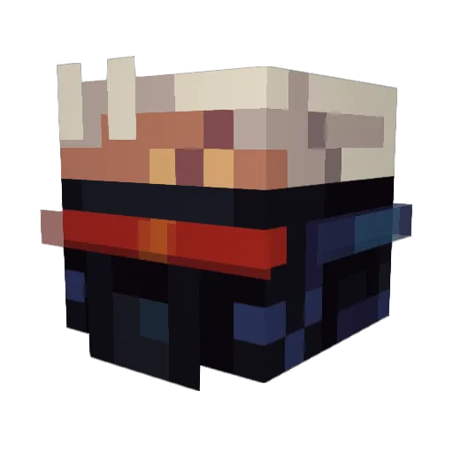 Ma69es Minecraft avatar head, 3D render