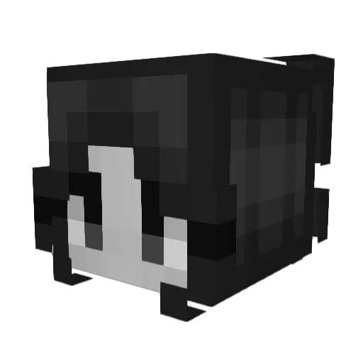 MaAgaXD Minecraft avatar head, 3D render
