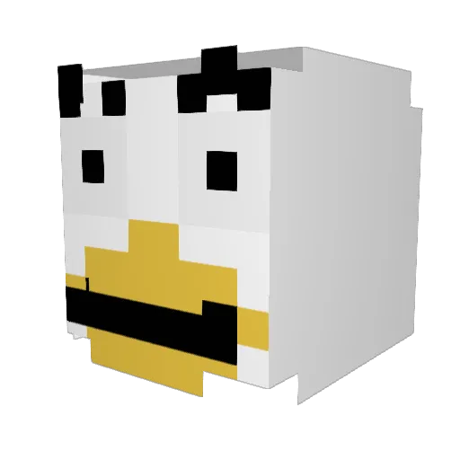 MaChiXx Minecraft avatar head, 3D render