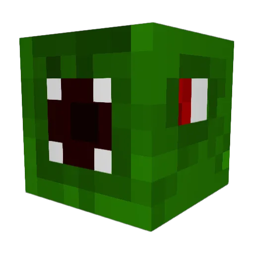 MaCoo79 Minecraft avatar head, 3D render