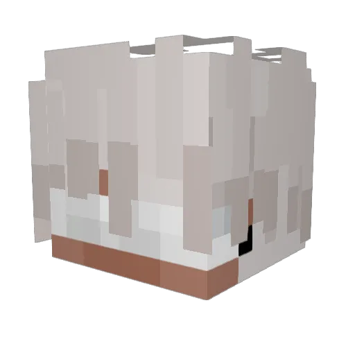 MaDLioNN Minecraft avatar head, 3D render