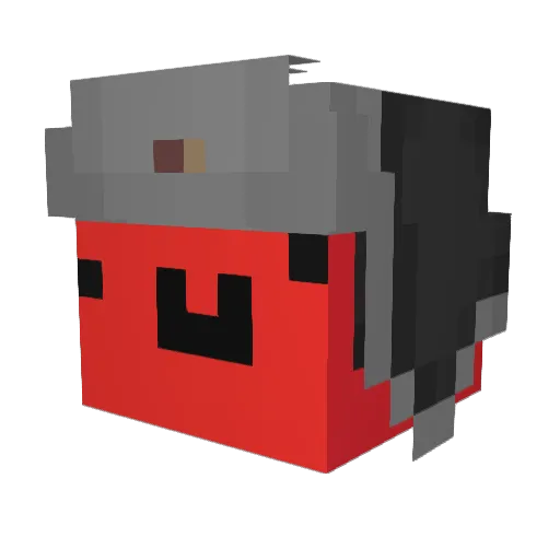 MaDude212 Minecraft avatar head, 3D render