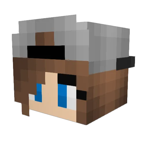 MaFerXD_ Minecraft avatar head, 3D render
