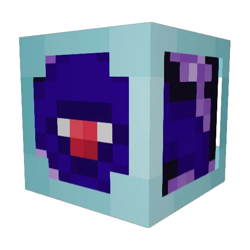 MaGPain Minecraft avatar head, 3D render