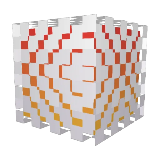MaGiK_Killer Minecraft avatar head, 3D render