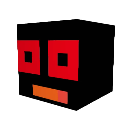 MaGiiCPvP Minecraft avatar head, 3D render