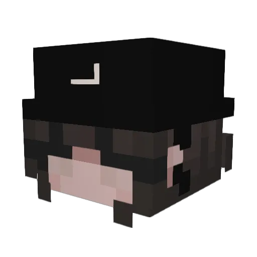 MaGr_ Minecraft avatar head, 3D render