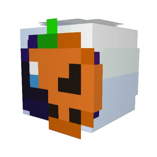 MaIY_a Minecraft avatar head, 3D render