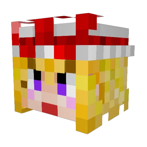 MaIacath Minecraft avatar head, 3D render