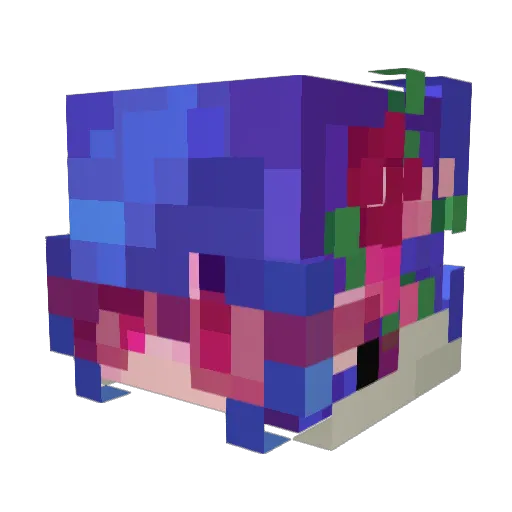 MaJlo_BpeMeHu Minecraft avatar head, 3D render