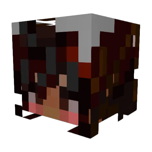 MaJo4370 Minecraft avatar head, 3D render