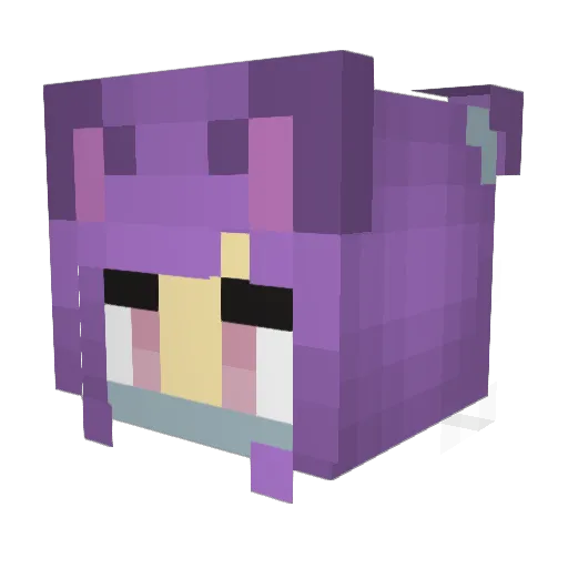 Minecraft-Avatar von MaKuronie: Kopf als 3D-Render