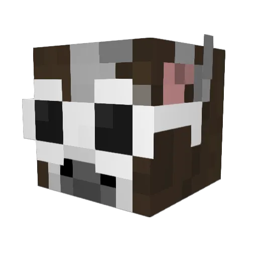 MaMaMartin Minecraft avatar head, 3D render
