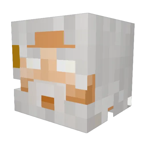 MaMaTomYumGoong Minecraft avatar head, 3D render