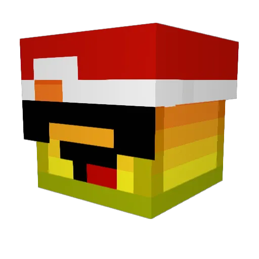 MaMan09 Minecraft avatar head, 3D render