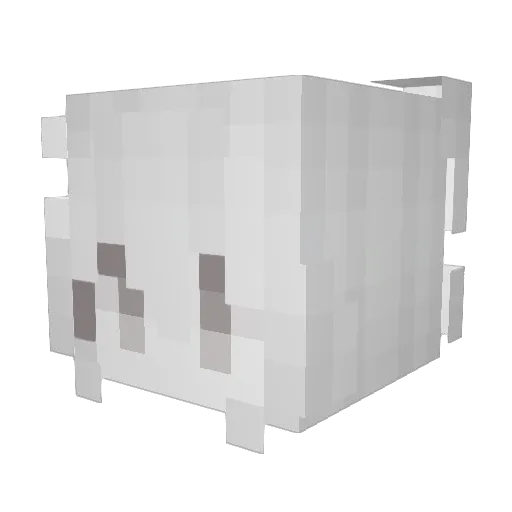 MaMasha39 Minecraft avatar head, 3D render