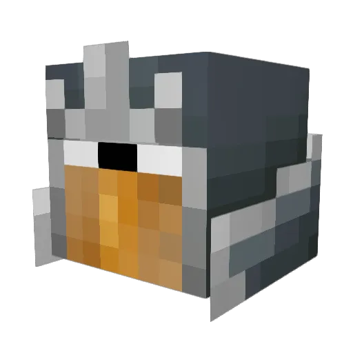 MaNiggaUlt Minecraft avatar head, 3D render