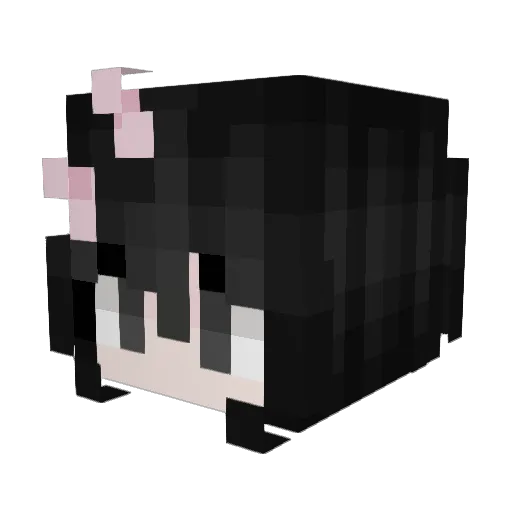 MaNoXy_psyko Minecraft avatar head, 3D render